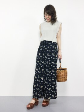 natsumiさん（レディース・160cm）の夏コーディネート