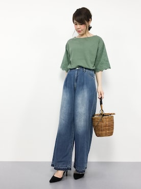 natsumiさん（レディース・160cm）の夏コーディネート