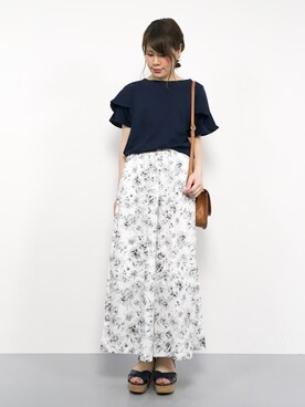 natsumiさん（レディース・160cm）の夏コーディネート