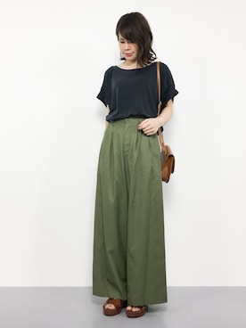 natsumiさん（レディース・160cm）の夏コーディネート