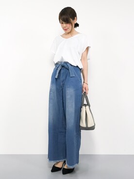 natsumiさん（レディース・160cm）の夏コーディネート