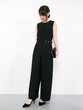 「KBF（ケイビーエフ）のアイテム（つなぎ/オールインワン）」を使った、natsumiさん（レディース・160cm）の秋コーディネート