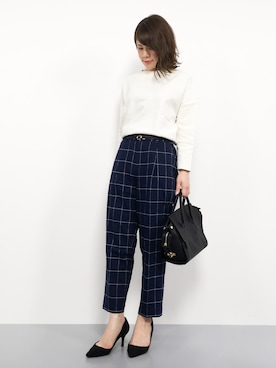 「PLAIN CLOTHING（プレーンクロージング）の【SALE!!】【ZOZOTOWN人気ランキング 1位獲得】シーズンレス2WAYフラップハンドバッグ/ショルダーバッグ（ショルダーバッグ）」を使った、natsumiさん（レディース・160cm）の秋コーディネート