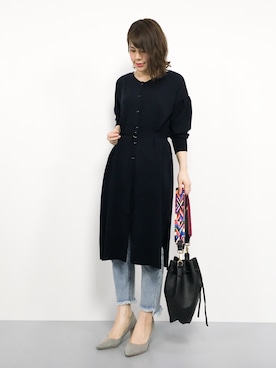 「classicalelf（クラシカルエルフ）のアイテム（バッグ）」を使った、natsumiさん（レディース・160cm）の秋コーディネート