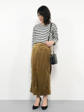 「BASE（ベース）のアイテム」を使った、natsumiさん（レディース・160cm）の秋コーディネート