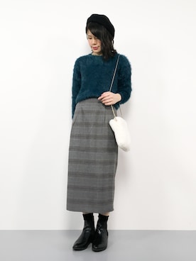 「TONE SELECT GOODS（トーンセレクトグッズ）のアイテム」を使った、natsumiさん（レディース・160cm）の秋コーディネート