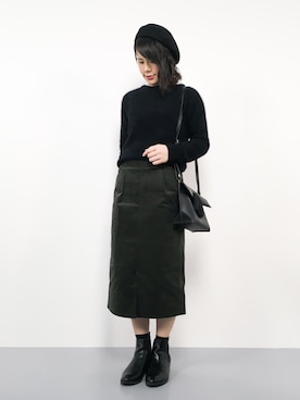 natsumiさん（レディース・160cm）の冬コーディネート