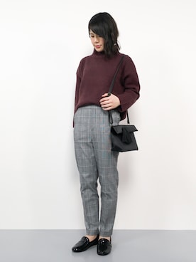 「HusHusH（ハッシュアッシュ）のアイテム」を使った、natsumiさん（レディース・160cm）の冬コーディネート