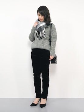 natsumiさん（レディース・160cm）の冬コーディネート