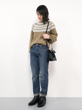 natsumiさん（レディース・160cm）の冬コーディネート