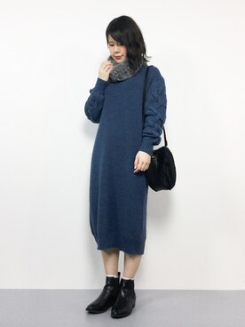 natsumiさん（レディース・160cm）の冬コーディネート