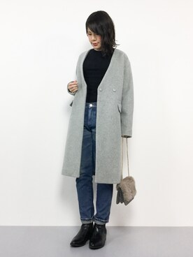 「Te chichi（テチチ）のアイテム」を使った、natsumiさん（レディース・160cm）の冬コーディネート