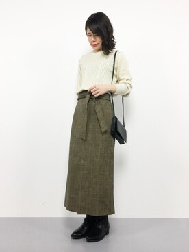 natsumiさん（レディース・160cm）の冬コーディネート
