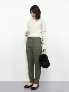 「reca（レカ）のアイテム（バッグ）」を使った、natsumiさん（レディース・160cm）の冬コーディネート