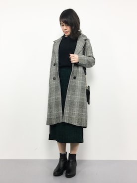 「Te chichi TERRASSE（テチチテラス）のアイテム」を使った、natsumiさん（レディース・160cm）の冬コーディネート