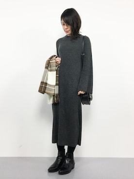 natsumiさん（レディース・160cm）の冬コーディネート