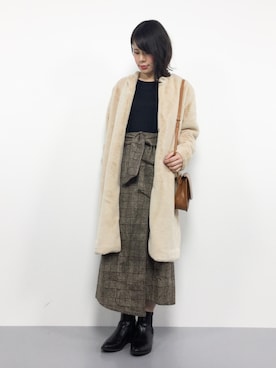natsumiさん（レディース・160cm）の冬コーディネート
