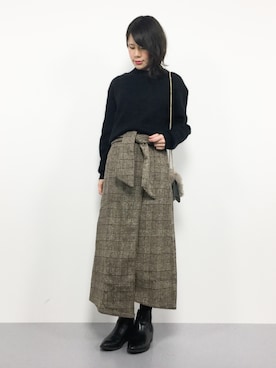 natsumiさん（レディース・160cm）の冬コーディネート