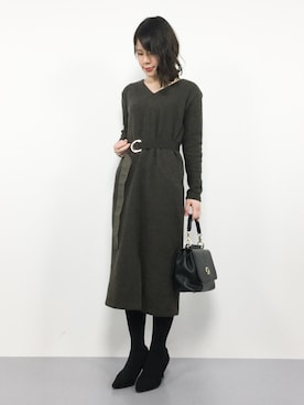 natsumiさん（レディース・160cm）の冬コーディネート