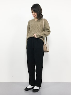 「Luz Llena（ラズレナ）のアイテム」を使った、natsumiさん（レディース・160cm）の冬コーディネート