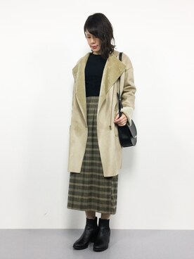 natsumiさん（レディース・160cm）の冬コーディネート