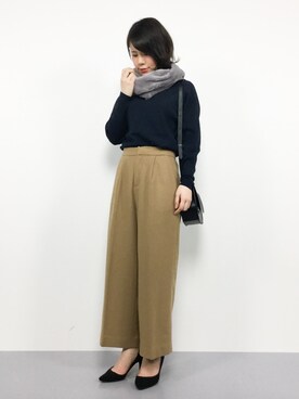 「Te chichi（テチチ）のアイテム」を使った、natsumiさん（レディース・160cm）の冬コーディネート
