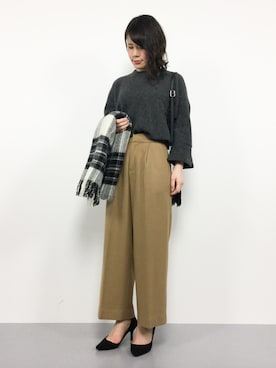 「Te chichi（テチチ）のアイテム」を使った、natsumiさん（レディース・160cm）の冬コーディネート