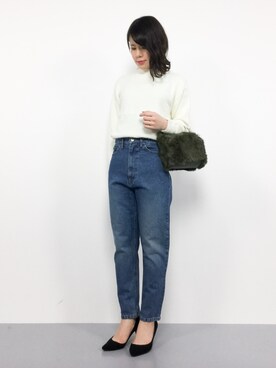 「Te chichi TERRASSE（テチチテラス）のアイテム」を使った、natsumiさん（レディース・160cm）の冬コーディネート