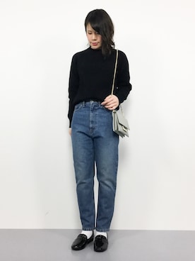 「Vincent et Mireille（バンソンエミレイユ）のアイテム」を使った、natsumiさん（レディース・160cm）の冬コーディネート