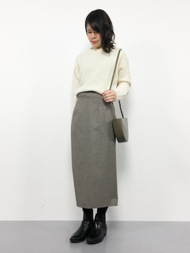 natsumiさん（レディース・160cm）の冬コーディネート