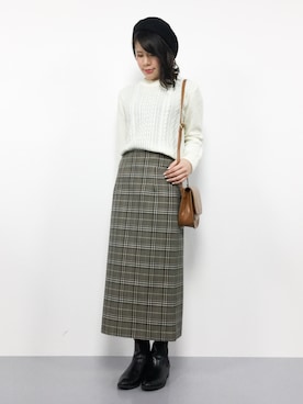 natsumiさん（レディース・160cm）の冬コーディネート