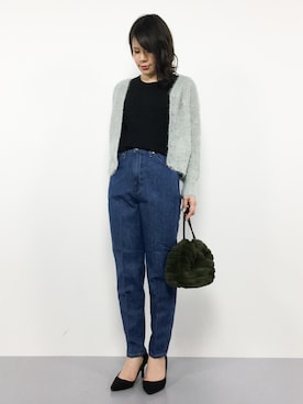 「SHIPS Days（シップスデイズ）のアイテム」を使った、natsumiさん（レディース・160cm）の冬コーディネート