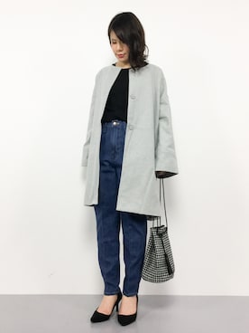「SHIPS Days（シップスデイズ）のアイテム」を使った、natsumiさん（レディース・160cm）の冬コーディネート