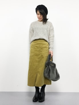 natsumiさん（レディース・160cm）の冬コーディネート