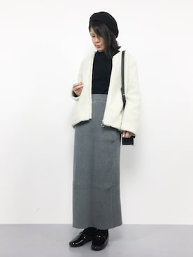 natsumiさん（レディース・160cm）の冬コーディネート