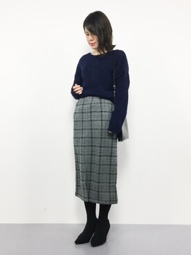 natsumiさん（レディース・160cm）の冬コーディネート
