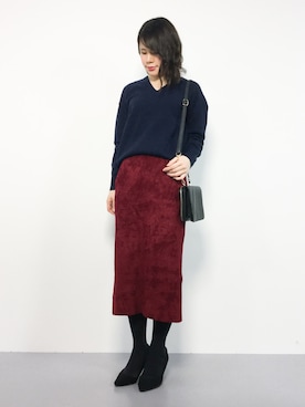 natsumiさん（レディース・160cm）の冬コーディネート