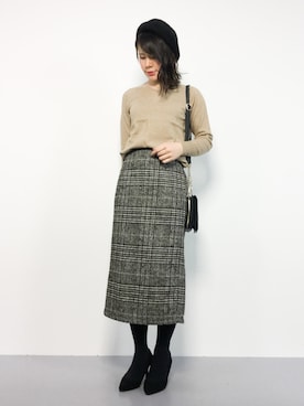 natsumiさん（レディース・160cm）の冬コーディネート