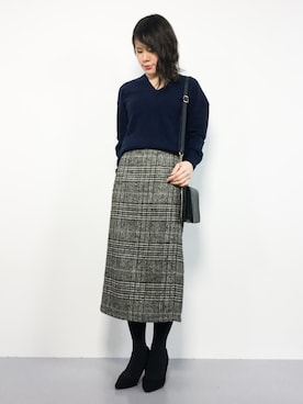 natsumiさん（レディース・160cm）の冬コーディネート