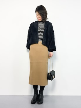 natsumiさん（レディース・160cm）の冬コーディネート