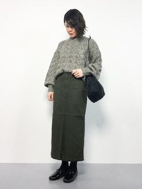 natsumiさん（レディース・160cm）の冬コーディネート