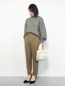 natsumiさん（レディース・160cm）の冬コーディネート