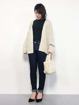 natsumiさん（レディース・160cm）の冬コーディネート