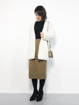 natsumiさん（レディース・160cm）の冬コーディネート