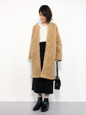 natsumiさん（レディース・160cm）の冬コーディネート