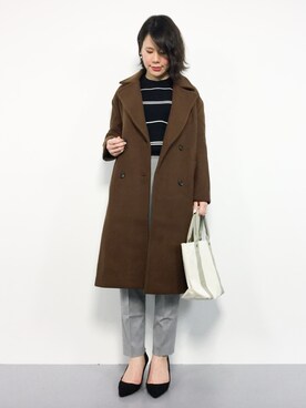 「SY3（エスワイスリー）のアイテム（ジャケット/アウター）」を使った、natsumiさん（レディース・160cm）の冬コーディネート