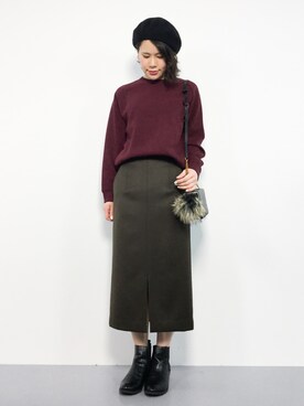 natsumiさん（レディース・160cm）の冬コーディネート