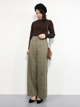 「TONE SELECT GOODS（トーンセレクトグッズ）のアイテム」を使った、natsumiさん（レディース・160cm）の冬コーディネート