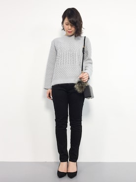 natsumiさん（レディース・160cm）の冬コーディネート