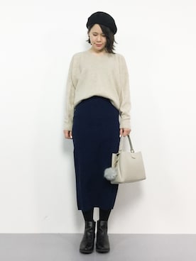 natsumiさん（レディース・160cm）の冬コーディネート